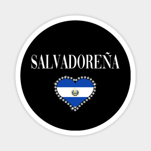 Women Camiseta Salvadorena Salvadoran Girl Women T-shirt Magnet